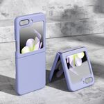Custodia pieghevole antiurto per Samsung Galaxy Z Flip6 5G Skin Feeling (viola)
