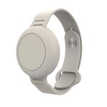 Per Airtag Localizzatore cinturino orologio Custodia in silicone Dispositivo anti-smarrimento Custodia protettiva impermeabile (Starlight)
