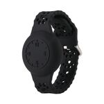 Per Airtag Cat Claw Posizionatore cinturino orologio Custodia protettiva Dispositivo anti-smarrimento Custodia impermeabile (Nero)