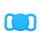 Per Airtag Pet Collar Tracker Custodia in silicone Custodia protettiva per dispositivo anti-smarrimento del cane (Azzurro)