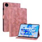 Custodia per tablet in pelle goffrata Giglio per Huawei MatePad Pro 11 2022 (rosa)
