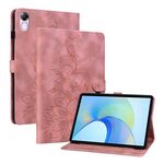 Custodia per tablet in pelle goffrata Lily per Honor Pad X8 Pro / X9 2023 (rosa)