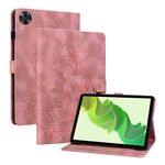 Custodia per tablet in pelle goffrata Giglio per Realme Pad 2 11.5 (rosa)