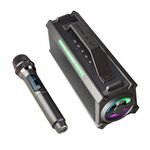 L202 Altoparlante Bluetooth wireless portatile da esterno Altoparlante per karaoke domestico, Stile: microfono singolo