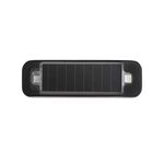 Luce di avvertimento solare Anti-collisione posteriore LED lampeggiante (sensore di vibrazione Symphony + nero)