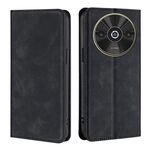 Per Xiaomi Redmi A3 4G Custodia per telefono in pelle magnetica Skin Feel (nera)