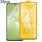 Per OPPO K12x 25 pezzi 9D Pellicola in vetro temperato con schermo a colla completa