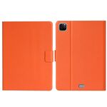 Per iPad Pro 11 2024 Custodia tablet in pelle intelligente in puro colore (arancione)