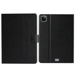 Custodia per tablet in pelle smart color puro per iPad Pro 11 2024 (nera)
