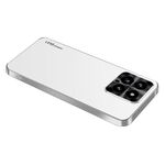Per Xiaomi 14 AG Custodia per telefono in acrilico galvanico satinato (bianco argento)