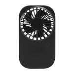 F11 Ventilatore portatile ricaricabile appeso al collo Ventilatore portatile di raffreddamento Ventilatore da tavolo a 3 velocità (nero)
