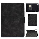 Per iPad Pro 11 2024 Custodia Smart Tablet in pelle con texture vacchetta (grigio)