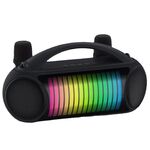NewRixing NR-222 Altoparlante Bluetooth wireless colorato portatile con doppio microfono da esterno (nero)