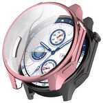 Per OPPO Watch X / OnePlus Watch 2 Custodia protettiva per orologio elettrolitico in TPU a copertura totale (rosa)