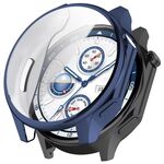 Per OPPO Watch X / OnePlus Watch 2 Custodia protettiva per orologio elettrolitico in TPU a copertura totale (blu notte)
