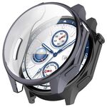 Per OPPO Watch X / OnePlus Watch 2 Custodia protettiva per orologio elettrolitico in TPU a copertura totale (colore pistola)