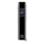 JNN Q22 Penna portatile per registrazione vocale con schermo a colori HD a forma di stick, memoria: 8 GB (nero)