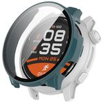 Per COROS Pace 2 PC + custodia protettiva per orologio integrata con pellicola temperata (verde pino)
