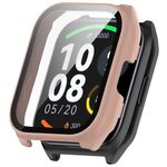 Per Xiaomi HayLou Smart Watch 2 Pro PC + Custodia protettiva per orologio integrata con pellicola temperata (rosa)