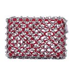 Prodotti per la pulizia delle spazzole in silicone resistenti alle alte temperature in acciaio inossidabile, specifica: 3 anelli (rosso)