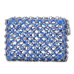 Prodotti per la pulizia delle spazzole in silicone resistenti alle alte temperature in acciaio inossidabile, specifica: 3 anelli (blu)