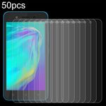 Per TECNO Pop 6C 50 pezzi 0,26 mm 9H 2,5D pellicola in vetro temperato