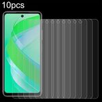 Per Infinix Smart 8 Pro Pellicola in vetro temperato 10 pezzi 0,26 mm 9H 2,5D