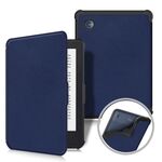 Per KOBO Clara Color 2E 2022 Custodia per tablet intelligente in pelle TPU con tensione di colore solido (blu scuro)
