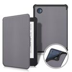 Per KOBO Clara Color 2E 2022 Tinta unita Voltaggio Caster Custodia in pelle TPU Smart Tablet (grigio)