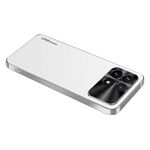 Per Xiaomi Redmi K70 AG Custodia per telefono in acrilico galvanico satinato (bianco argento)