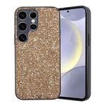 Per Samsung Galaxy S24 Ultra 5G Custodia per PC ibrida in TPU con polvere glitterata (Oro)
