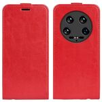 Custodia per telefono in pelle con vibrazione verticale texture Xiaomi 14 Ultra R64 (rossa)
