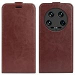 Per Xiaomi 14 Ultra R64 Custodia per telefono in pelle con vibrazione verticale texture (marrone)