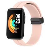 Per Xiaomi MI Watch Sport 22mm Cinturino magnetico in silicone con chiusura magnetica (rosa)