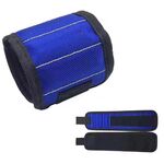 Cinturino da polso magnetico potente multifunzionale per la lavorazione del legno elettrico, stile: tre file blu
