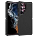 Custodia per telefono smerigliata impermeabile Guard Life per Samsung Galaxy S22 Ultra 5G (nera)