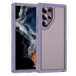 Custodia per telefono smerigliata impermeabile Guard Life per Samsung Galaxy S22 Ultra 5G (viola chiaro)