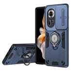 Per OPPO Reno11 Global Camshield Custodia per telefono con anello (blu reale)