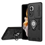 Per OPPO Reno11 Global Camshield Custodia per telefono con anello (nero)