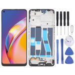 Per OPPO F19 Pro+ 5G OLED LCD Screen Digitizer assemblaggio completo con cornice
