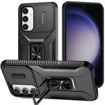 Custodia per telefono con supporto scorrevole Camshield per Samsung Galaxy S23 FE 5G (nera)