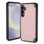 Custodia per telefono con supporto a vibrazione 3 in 1 per Samsung Galaxy S22 5G (rosa)