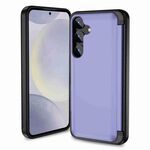Custodia per telefono con supporto a vibrazione 3 in 1 per Samsung Galaxy S22 5G (viola chiaro)