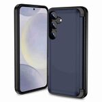 Custodia per telefono con supporto a vibrazione 3 in 1 per Samsung Galaxy S22+ 5G (blu reale)
