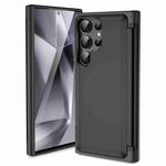 Custodia per telefono con supporto a vibrazione 3 in 1 per Samsung Galaxy S22 Ultra 5G (nera)