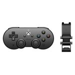 Gamepad wireless 8BitDo N30 Pro Microsoft Cooperazione Edition con supporto regolabile (nero)