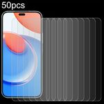 Per Honor Play8T Pro 50 pezzi 0,26 mm 9H 2,5D pellicola in vetro temperato