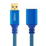 Cavo di prolunga USB 3.0 maschio-femmina per stampante/disco rigido, lunghezza: 1 m (blu)