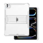 Per iPad Pro 13 2024 Custodia per tablet Airbag per PC ibrida in TPU con slot per penna (trasparente)