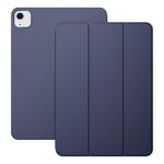 Per iPad Air 13 2024 Custodia magnetica per tablet intelligente con clip ultrasottile su entrambi i lati (blu scuro)